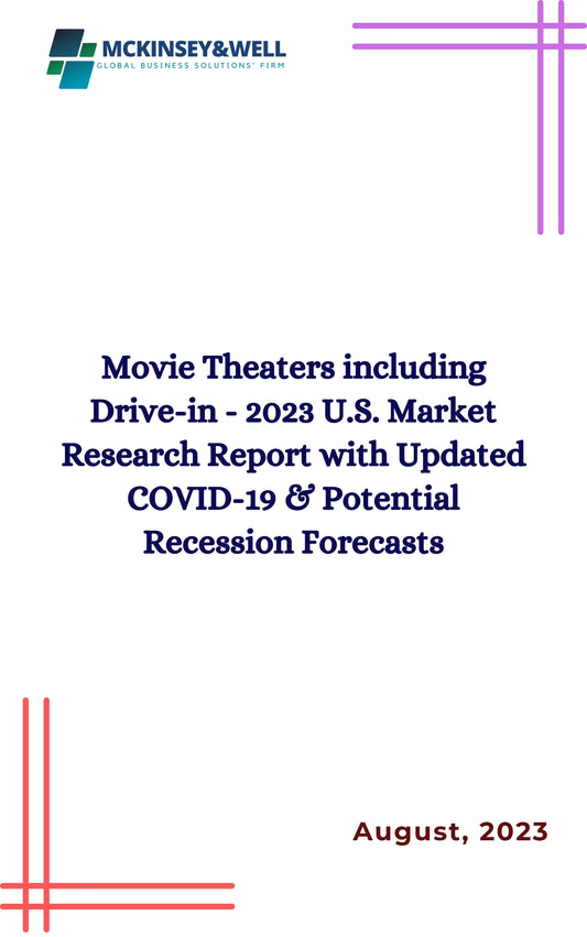 Movie Theaters including Drive-in - 2023 U.S. Market Research Report with Updated COVID-19 & Potential Recession Forecasts