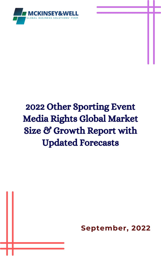 2022 Other Sporting Event Media Rights Global Market Size & Growth Report with Updated Forecasts