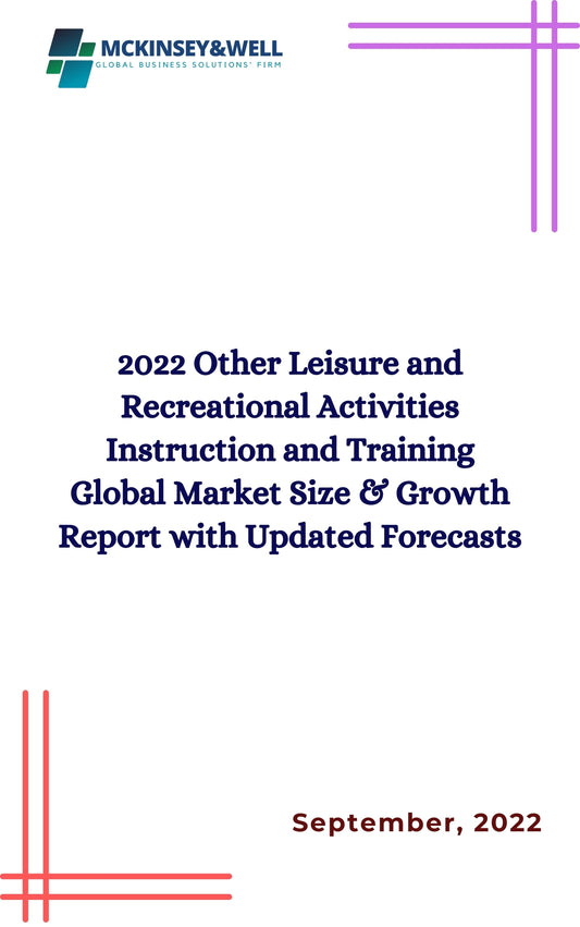 2022 Other Leisure and Recreational Activities Instruction and Training Global Market Size & Growth Report with Updated Forecasts