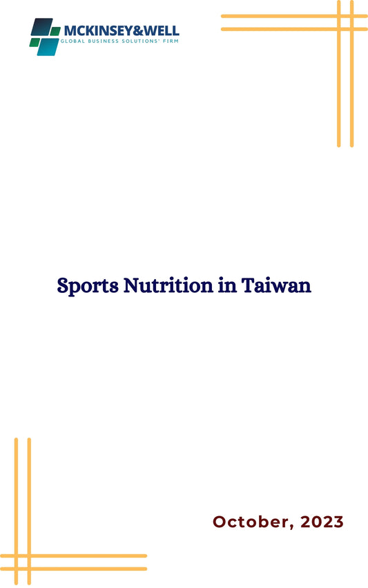 Sports Nutrition in Taiwan