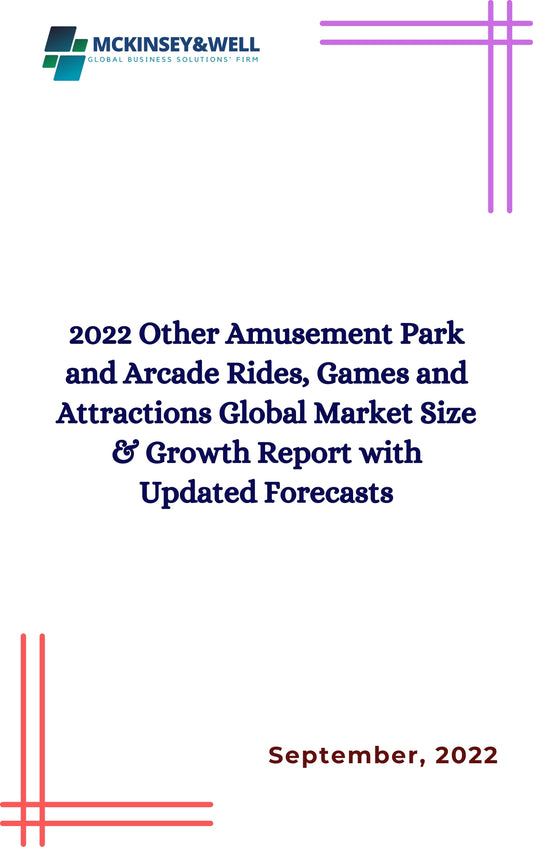 2022 Other Amusement Park and Arcade Rides, Games and Attractions Global Market Size & Growth Report with Updated Forecasts