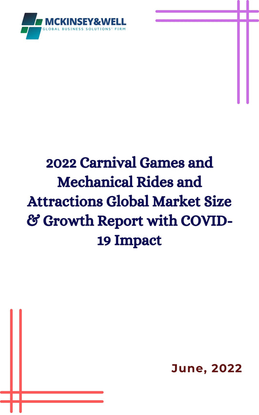 2022 Carnival Games and Mechanical Rides and Attractions Global Market Size & Growth Report with COVID-19 Impact