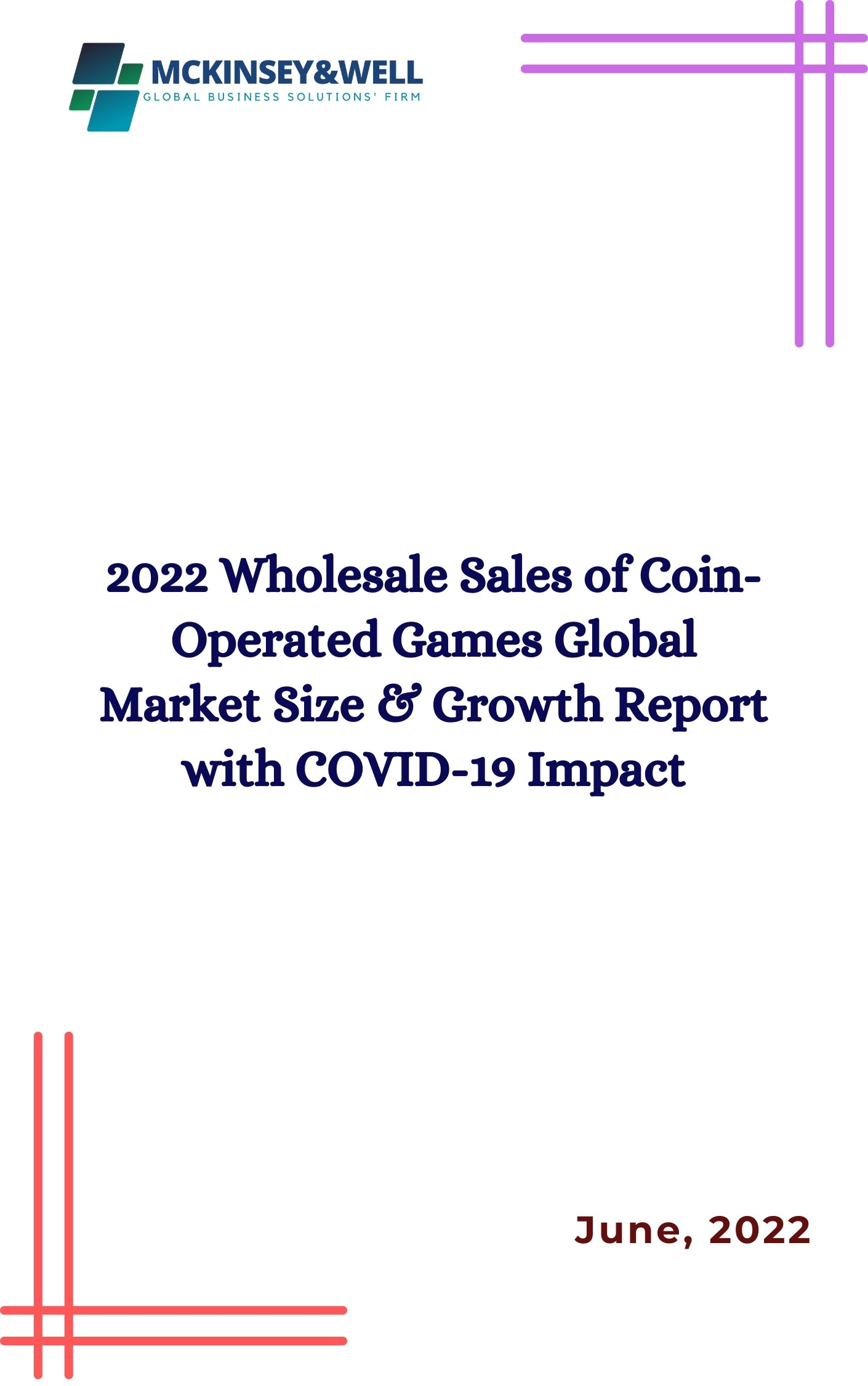 2022 Wholesale Sales of Coin-Operated Games Global Market Size & Growth Report with COVID-19 Impact