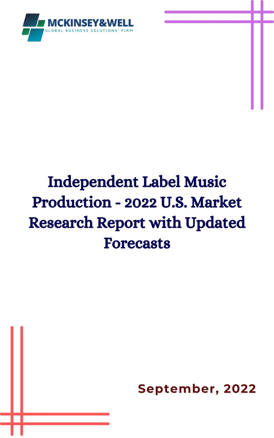 Independent Label Music Production - 2022 U.S. Market Research Report with Updated Forecasts