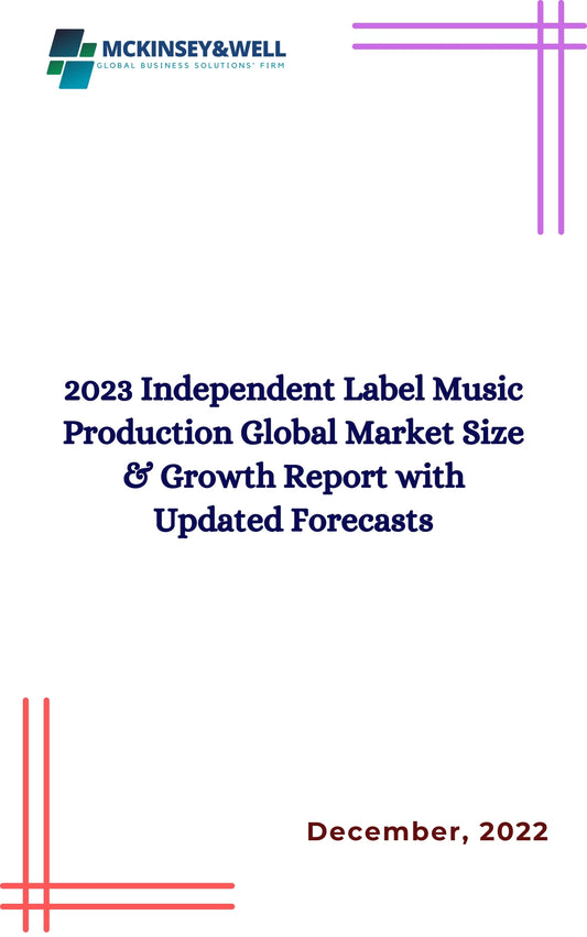 2023 Independent Label Music Production Global Market Size & Growth Report with Updated Forecasts