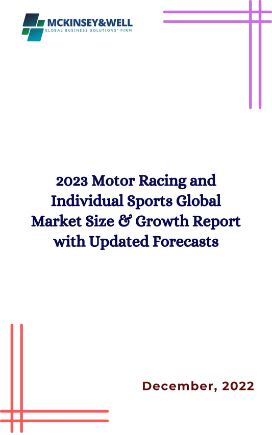 2023 Motor Racing and Individual Sports Global Market Size & Growth Report with Updated Forecasts