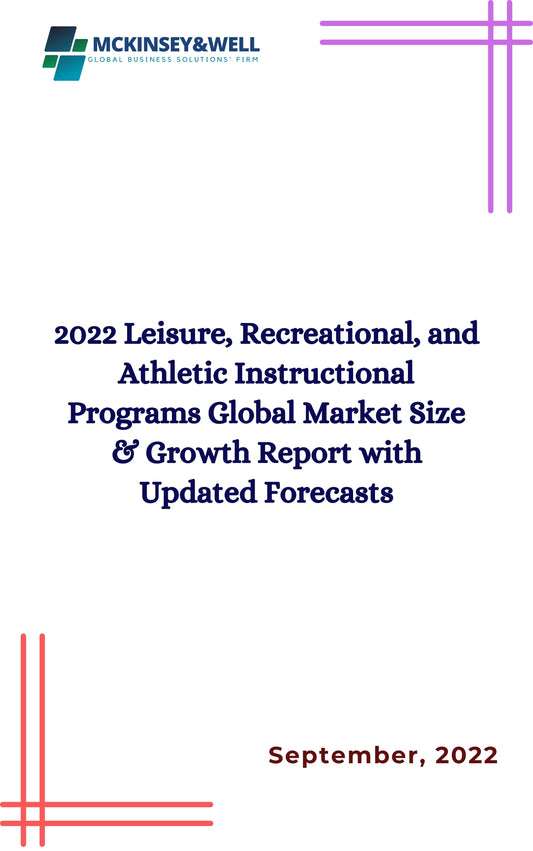 2022 Leisure, Recreational, and Athletic Instructional Programs Global Market Size & Growth Report with Updated Forecasts