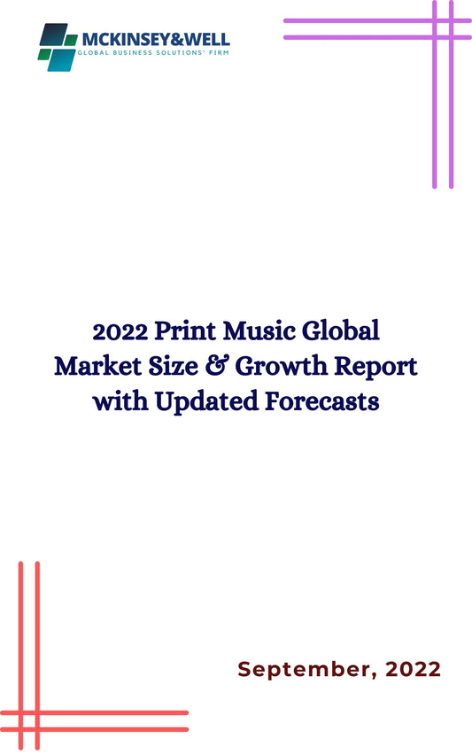 2022 Print Music Global Market Size & Growth Report with Updated Forecasts