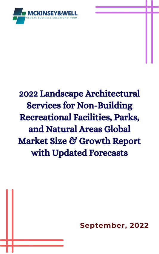 2022 Landscape Architectural Services for Non-Building Recreational Facilities, Parks, and Natural Areas Global Market Size & Growth Report with Updated Forecasts