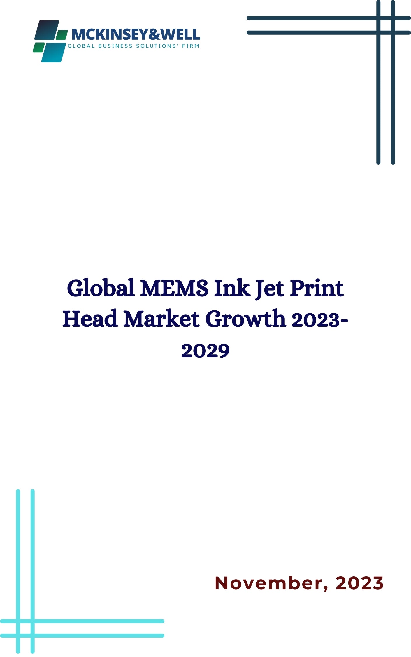 Global MEMS Ink Jet Print Head Market Growth 2023-2029