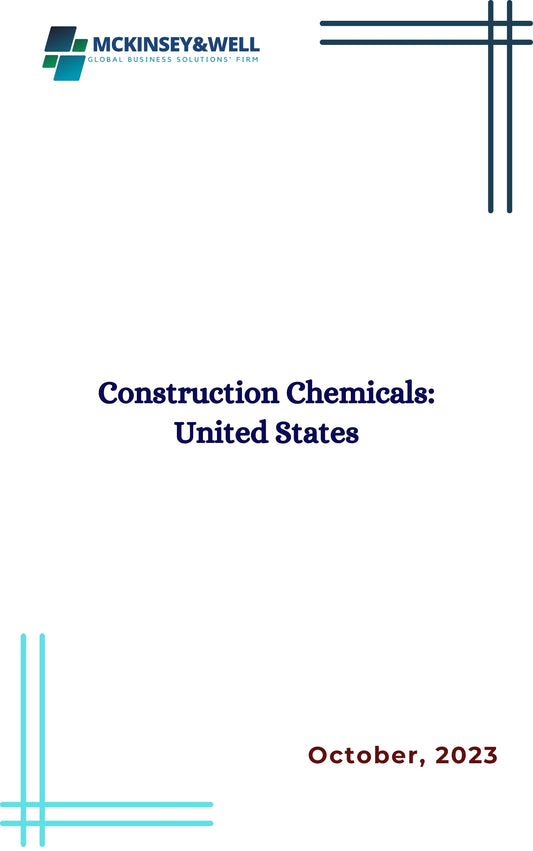 Construction Chemicals: United States