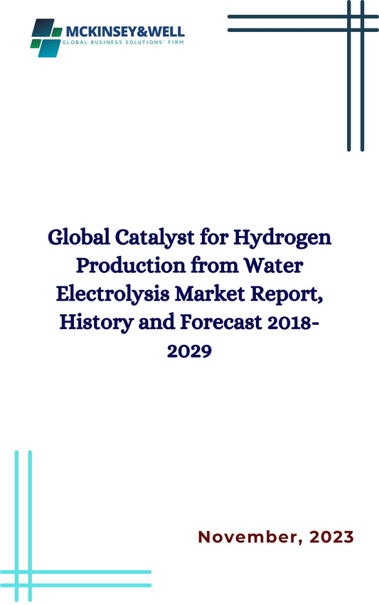 Global Catalyst for Hydrogen Production from Water Electrolysis Market Report, History and Forecast 2018-2029