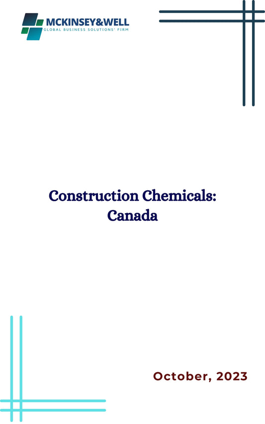 Construction Chemicals: Canada