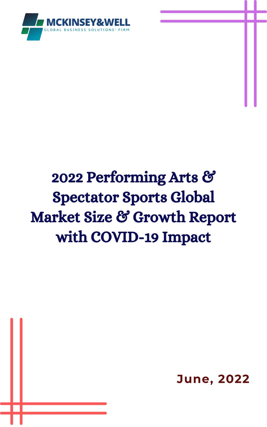 2022 Performing Arts & Spectator Sports Global Market Size & Growth Report with COVID-19 Impact