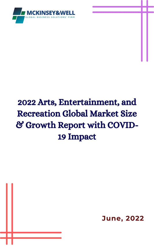 2022 Arts, Entertainment, and Recreation Global Market Size & Growth Report with COVID-19 Impact