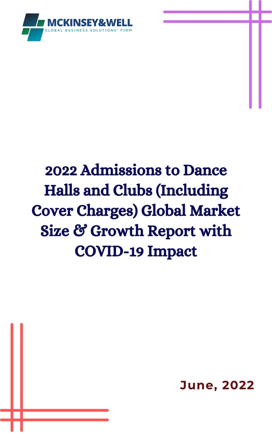 2022 Admissions to Dance Halls and Clubs (Including Cover Charges) Global Market Size & Growth Report with COVID-19 Impact