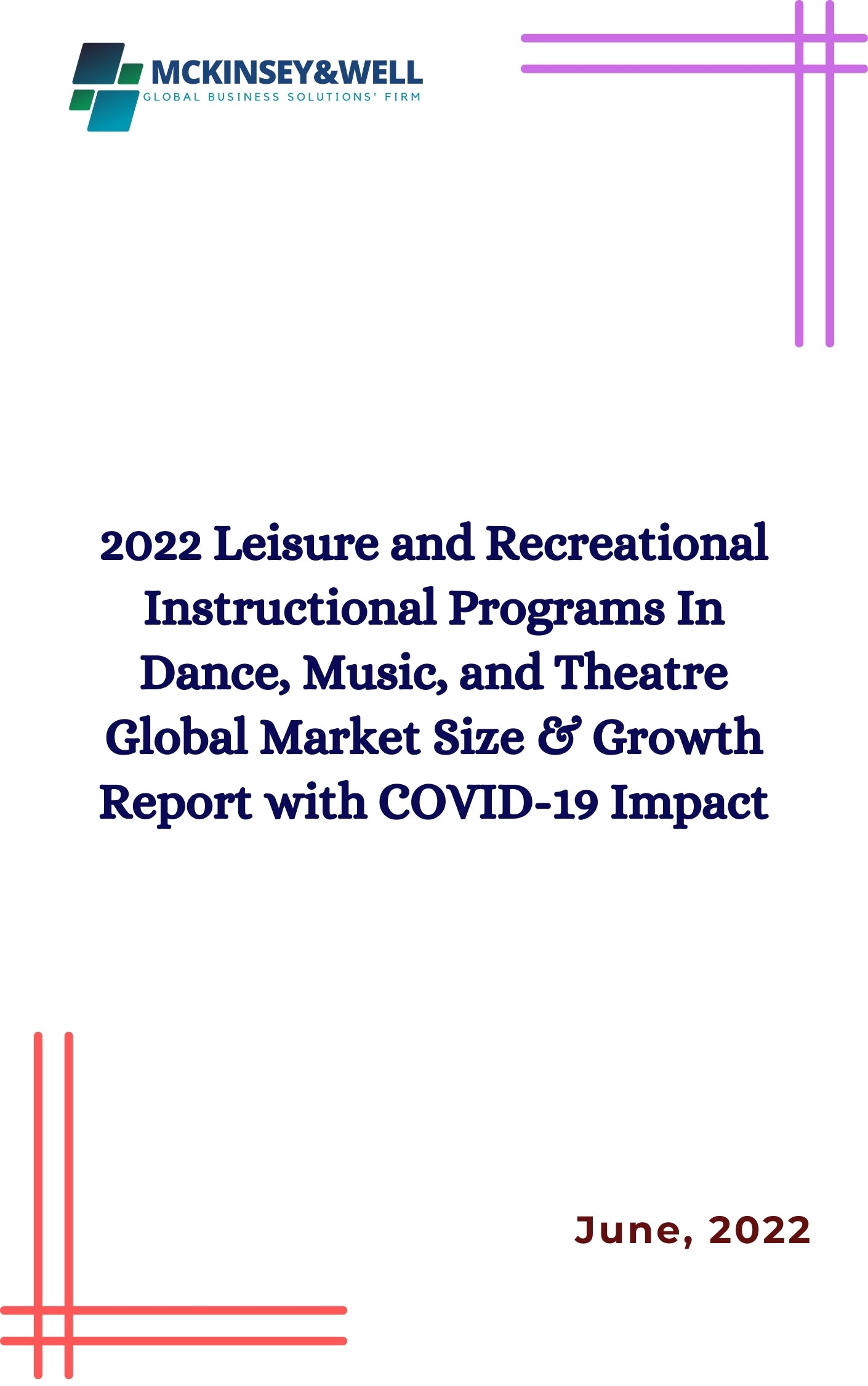 2022 Leisure and Recreational Instructional Programs In Dance, Music, and Theatre Global Market Size & Growth Report with COVID-19 Impact