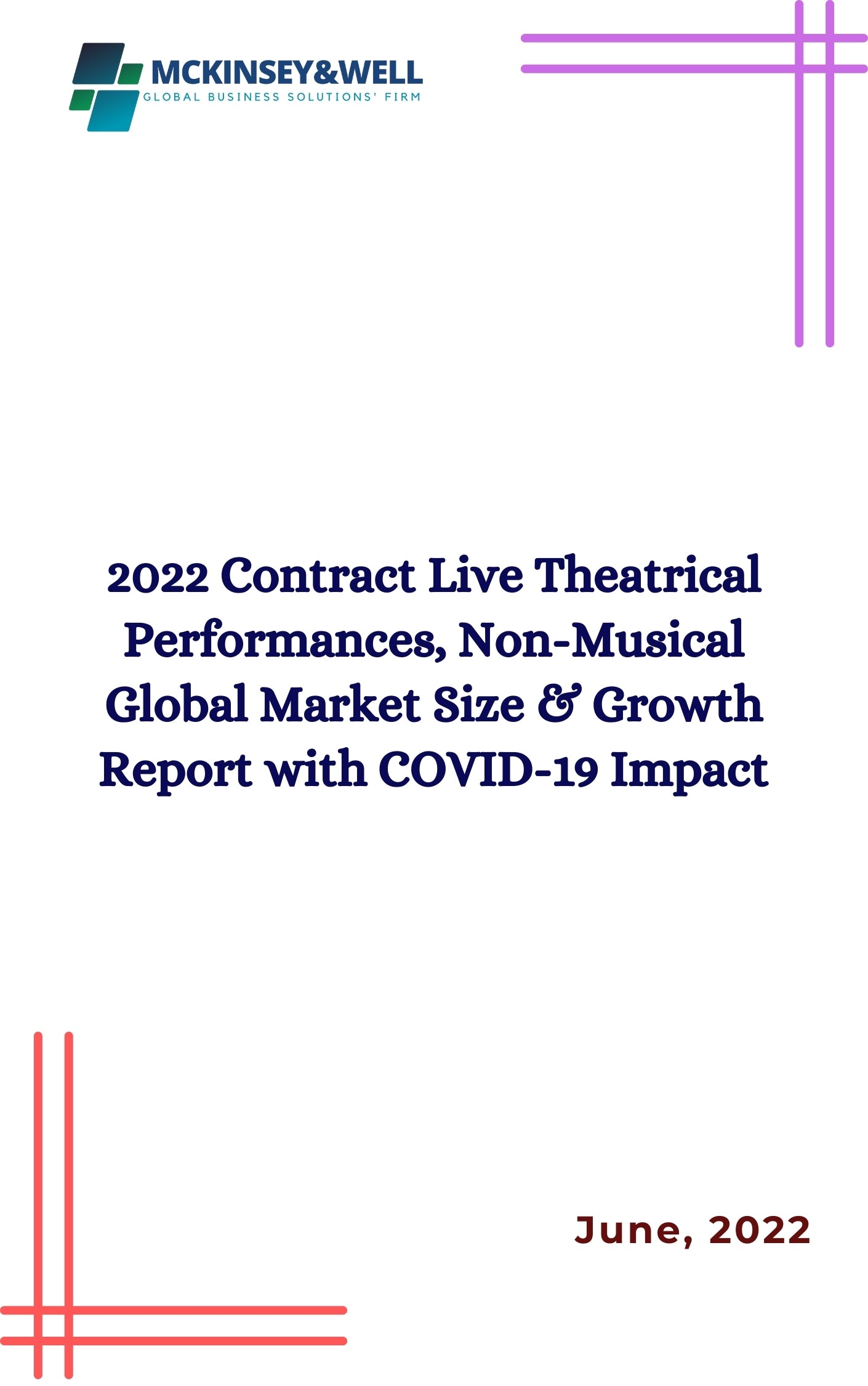 2022 Contract Live Theatrical Performances, Non-Musical Global Market Size & Growth Report with COVID-19 Impact