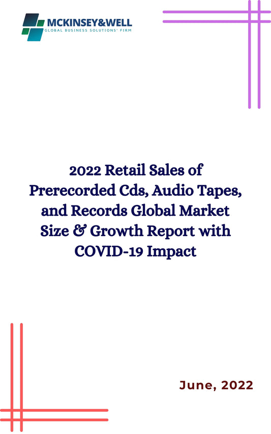 2022 Retail Sales of Prerecorded Cds, Audio Tapes, and Records Global Market Size & Growth Report with COVID-19 Impact