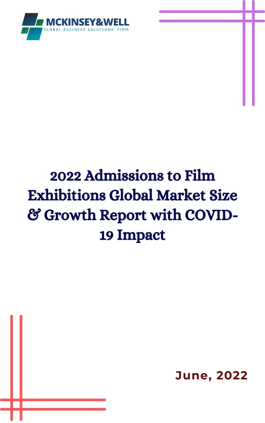 2022 Admissions to Film Exhibitions Global Market Size & Growth Report with COVID-19 Impact