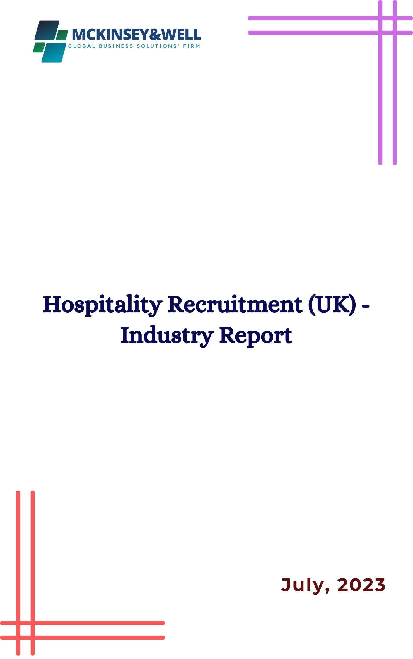 Hospitality Recruitment (UK) - Industry Report