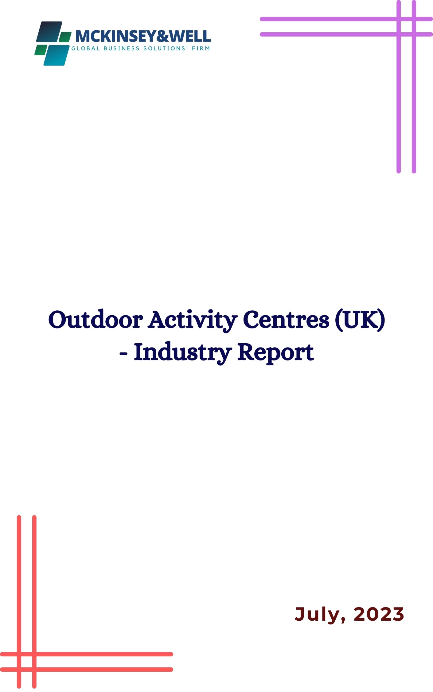 Outdoor Activity Centres (UK) - Industry Report