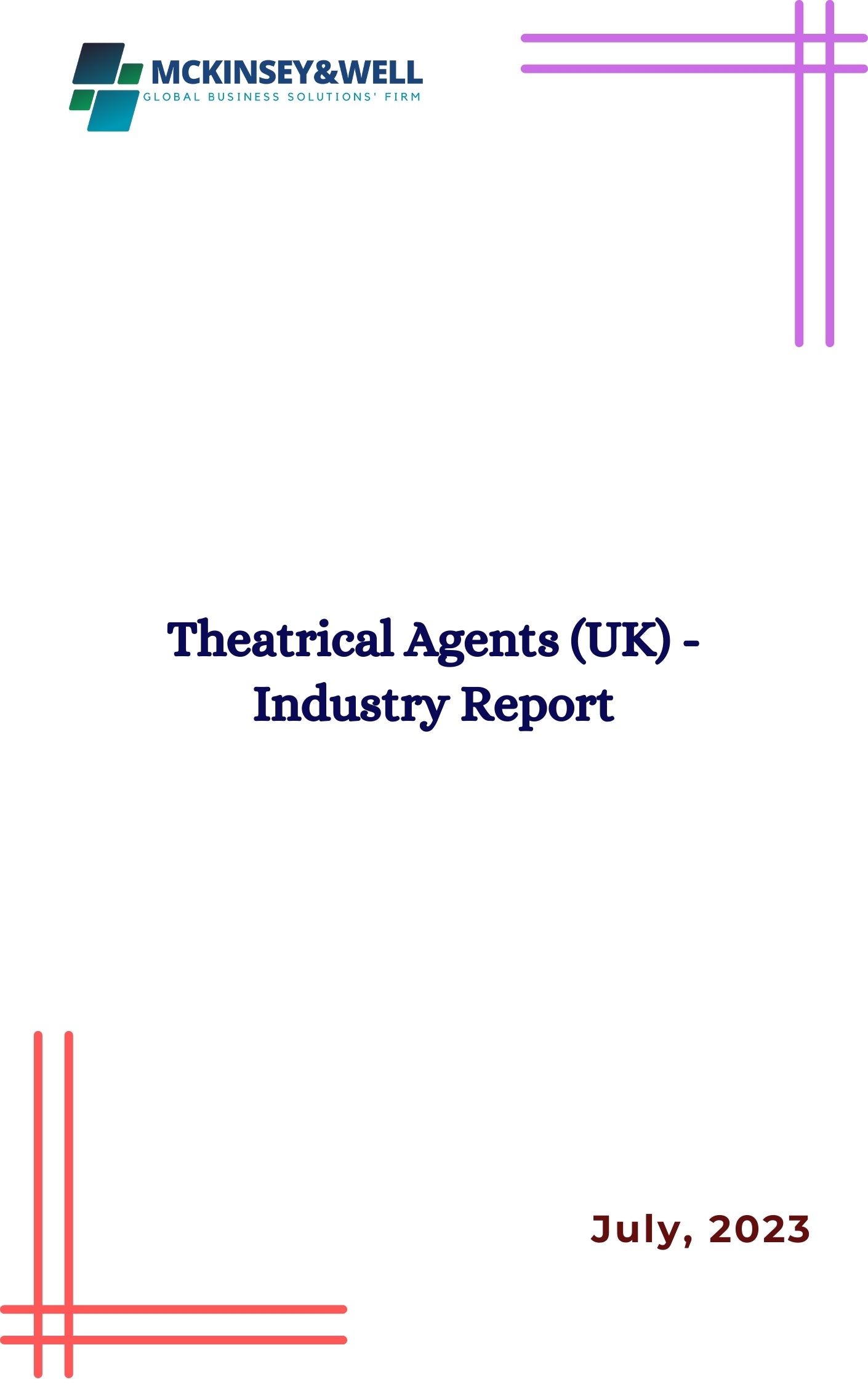 Theatrical Agents (UK) - Industry Report