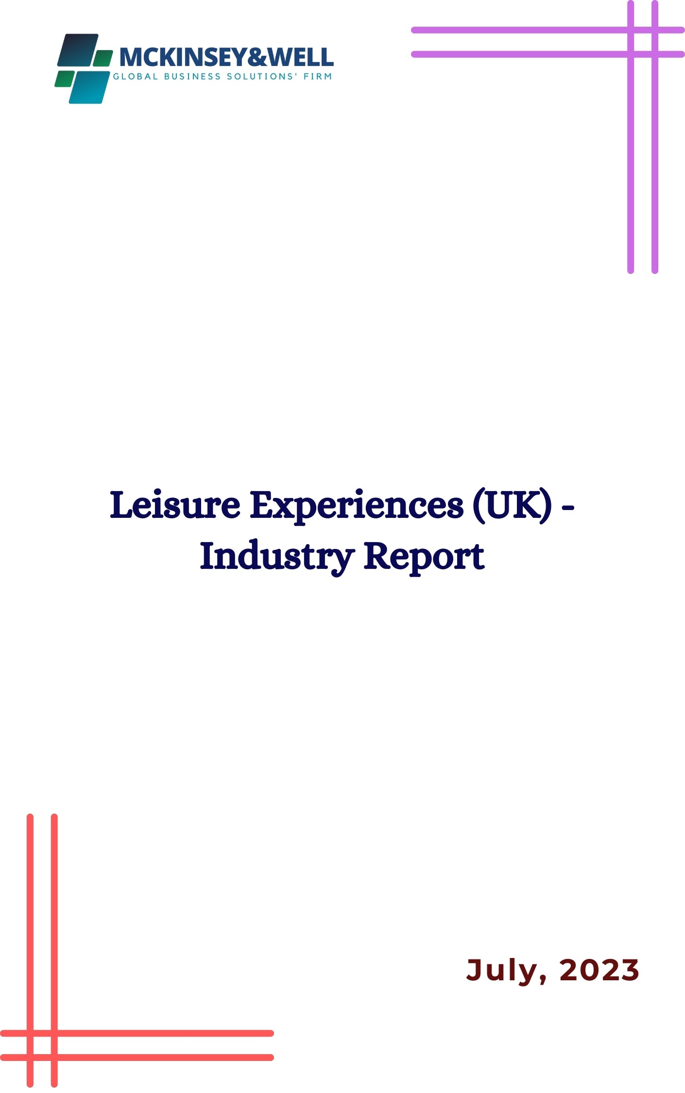 Leisure Experiences (UK) - Industry Report