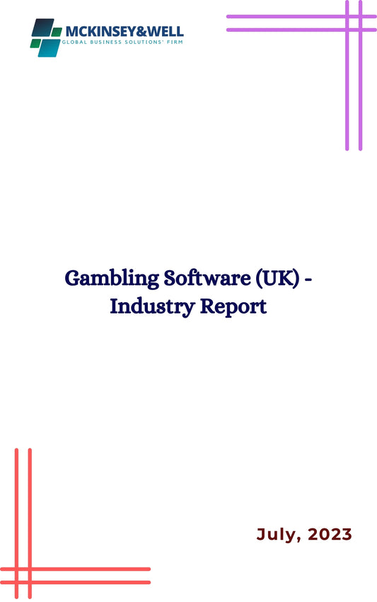 Gambling Software (UK) - Industry Report