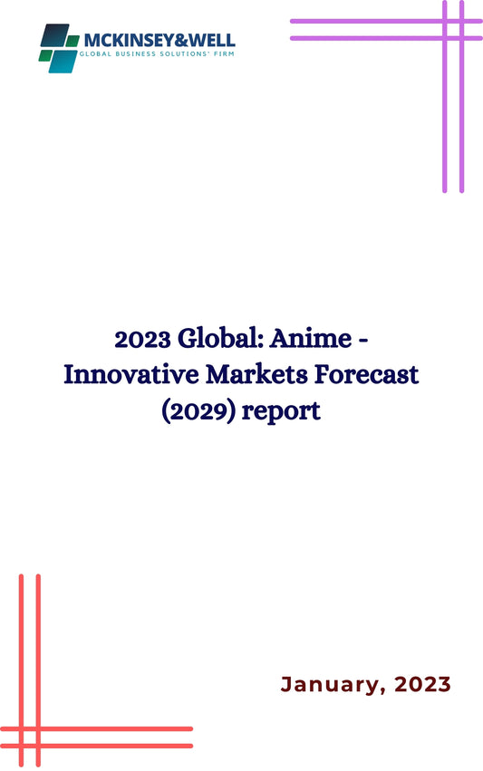 2023 Global: Anime - Innovative Markets Forecast (2029) report