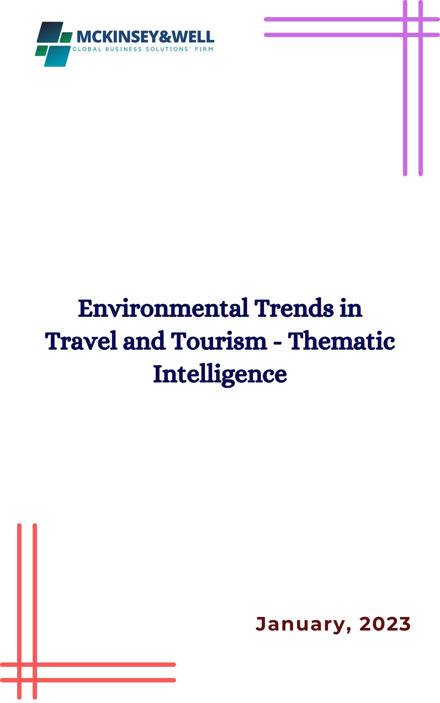 Environmental Trends in Travel and Tourism - Thematic Intelligence