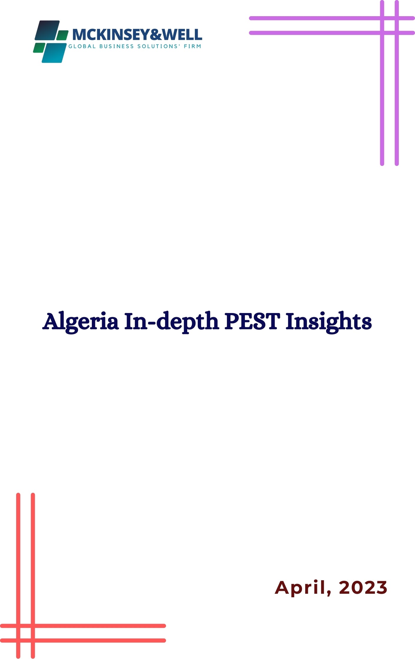 Algeria In-depth PEST Insights