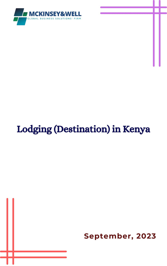 Lodging (Destination) in Kenya