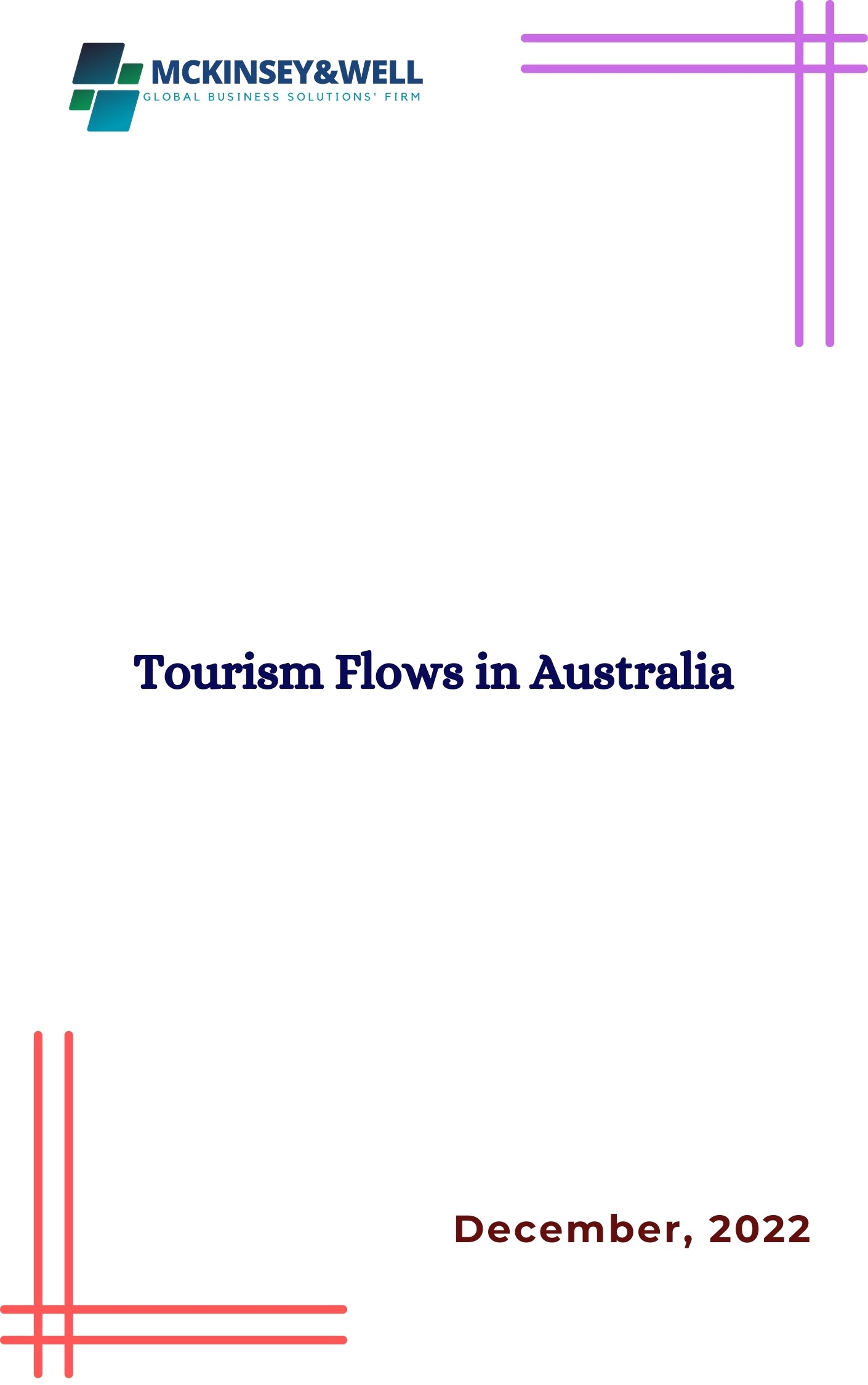 Tourism Flows in Australia