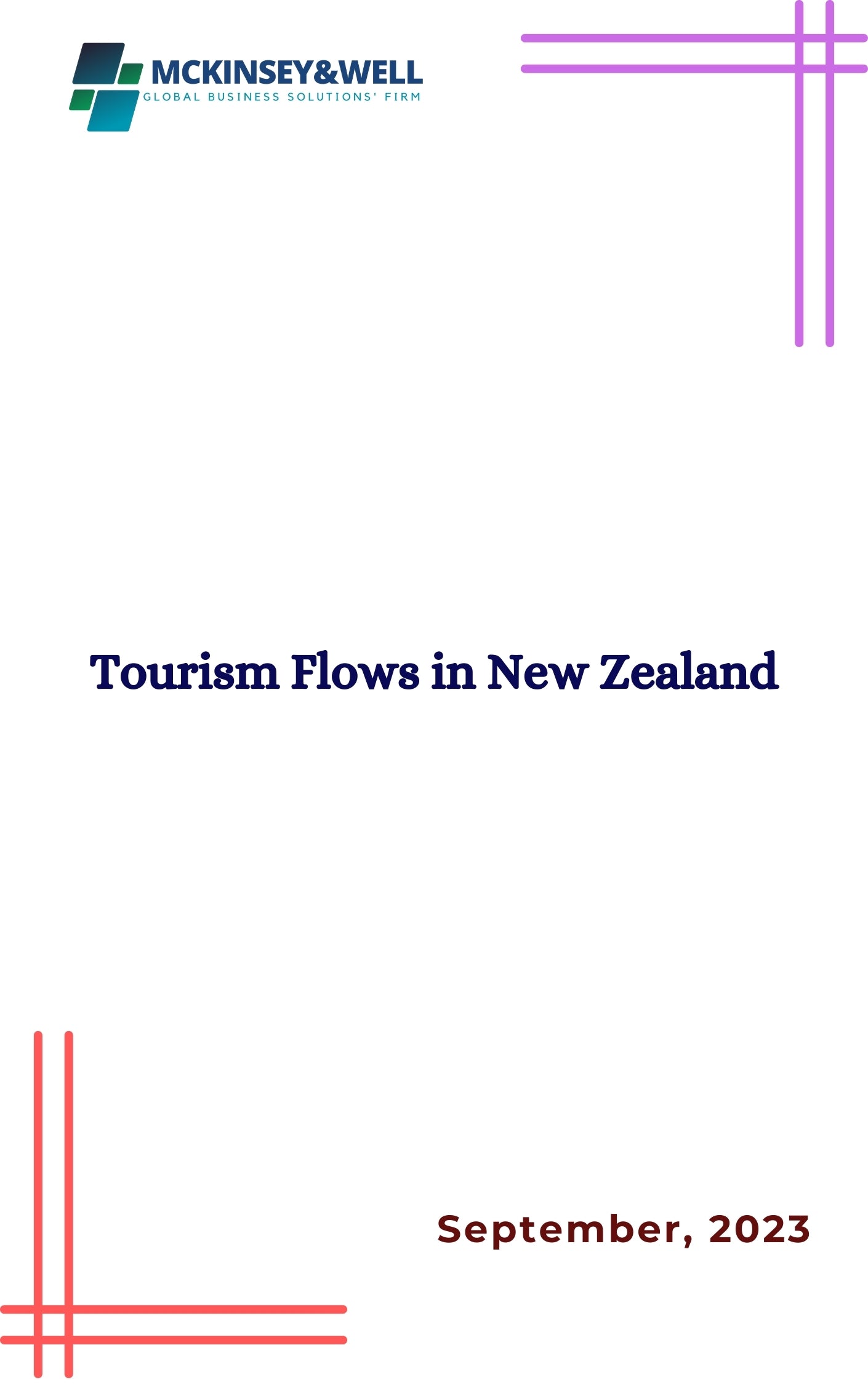 Tourism Flows in New Zealand