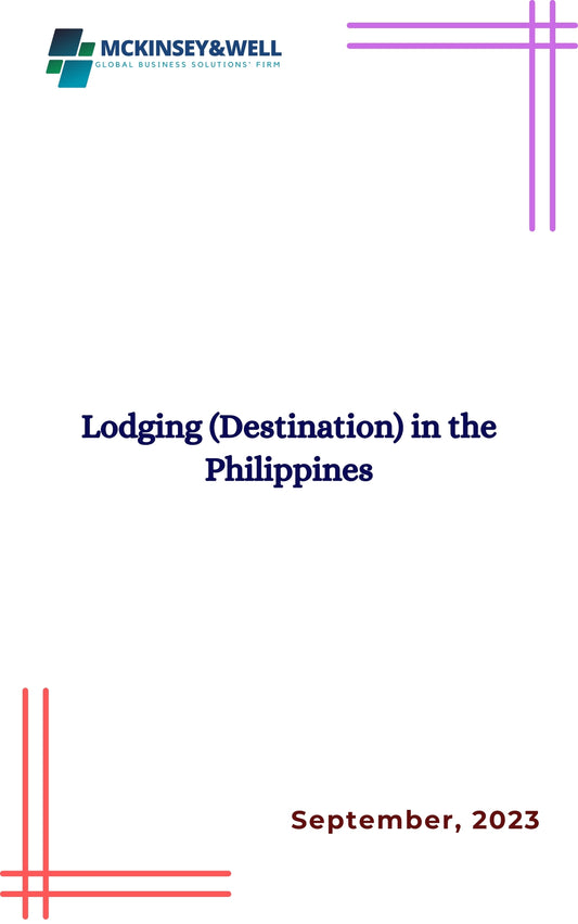 Lodging (Destination) in the Philippines