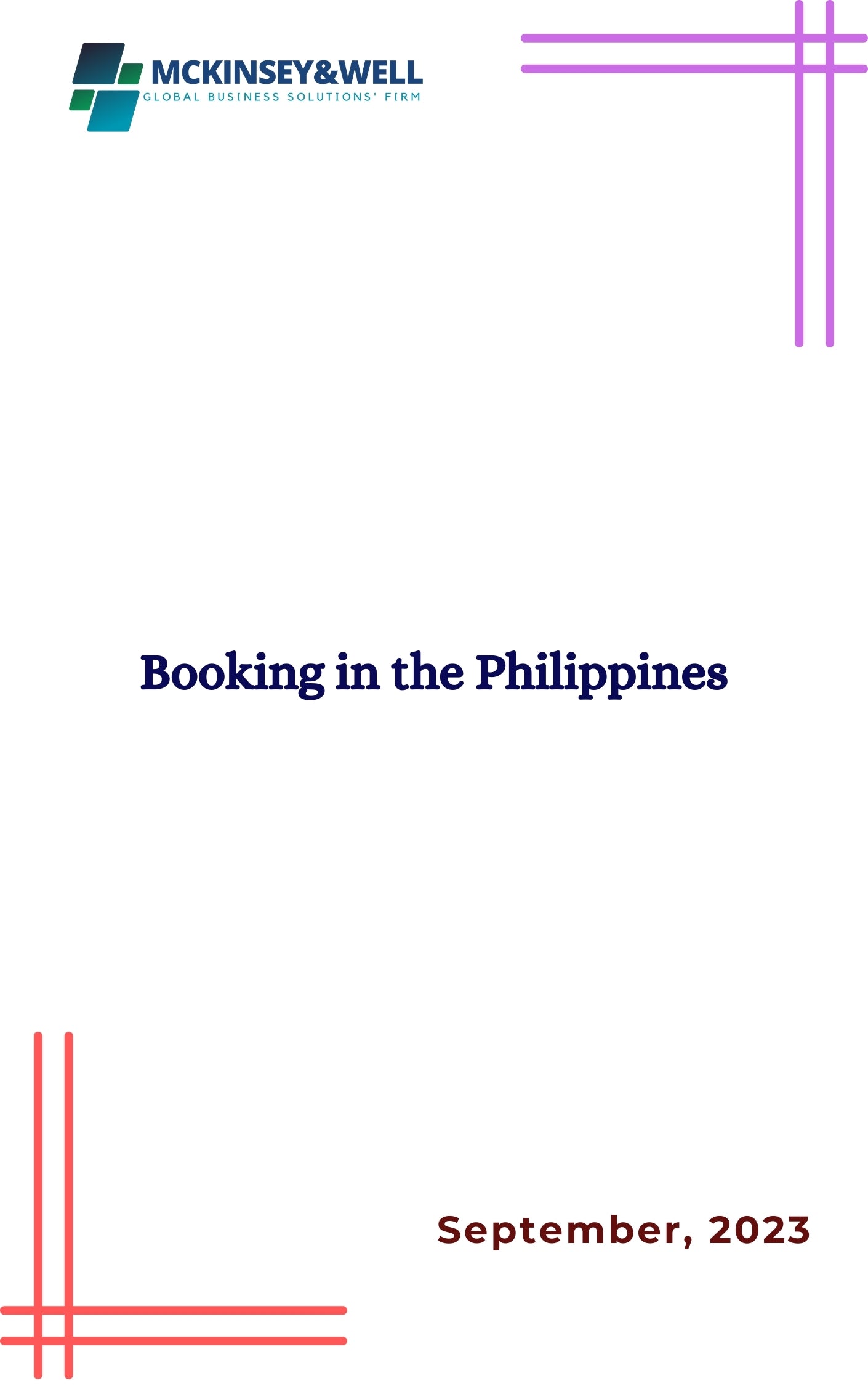 Booking in the Philippines