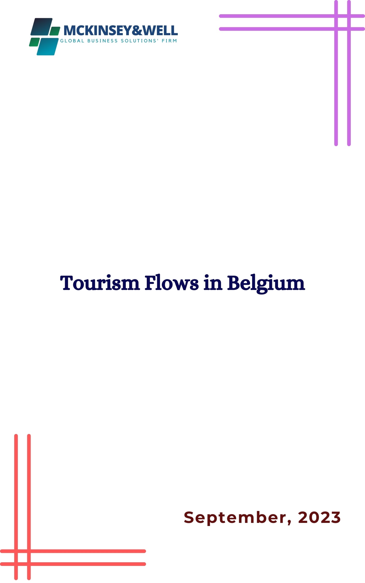 Tourism Flows in Belgium