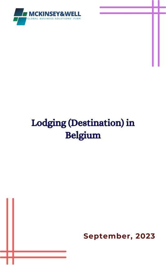 Lodging (Destination) in Belgium