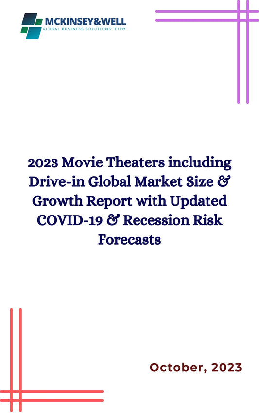 2023 Movie Theaters including Drive-in Global Market Size & Growth Report with Updated COVID-19 & Recession Risk Forecasts