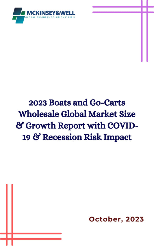 2023 Boats and Go-Carts Wholesale Global Market Size & Growth Report with COVID-19 & Recession Risk Impact