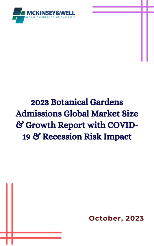 2023 Botanical Gardens Admissions Global Market Size & Growth Report with COVID-19 & Recession Risk Impact