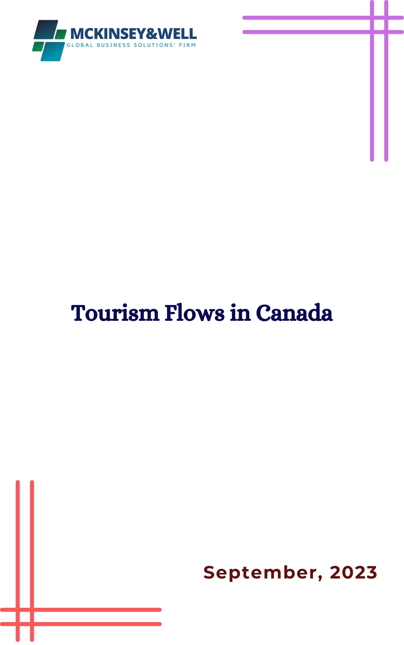 Tourism Flows in Canada