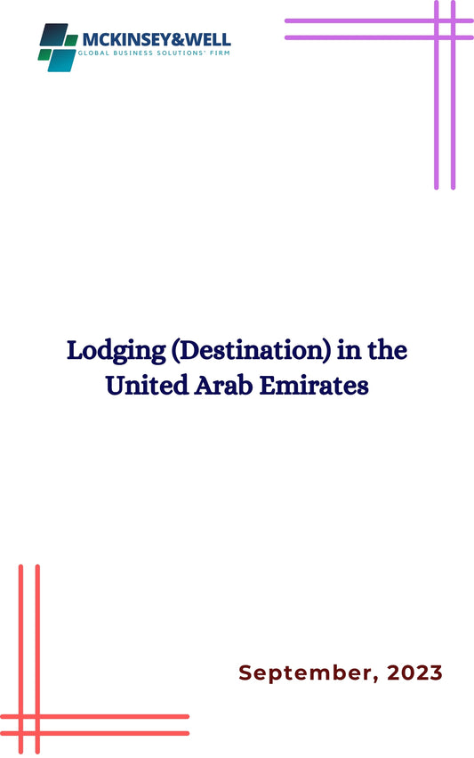 Lodging (Destination) in the United Arab Emirates