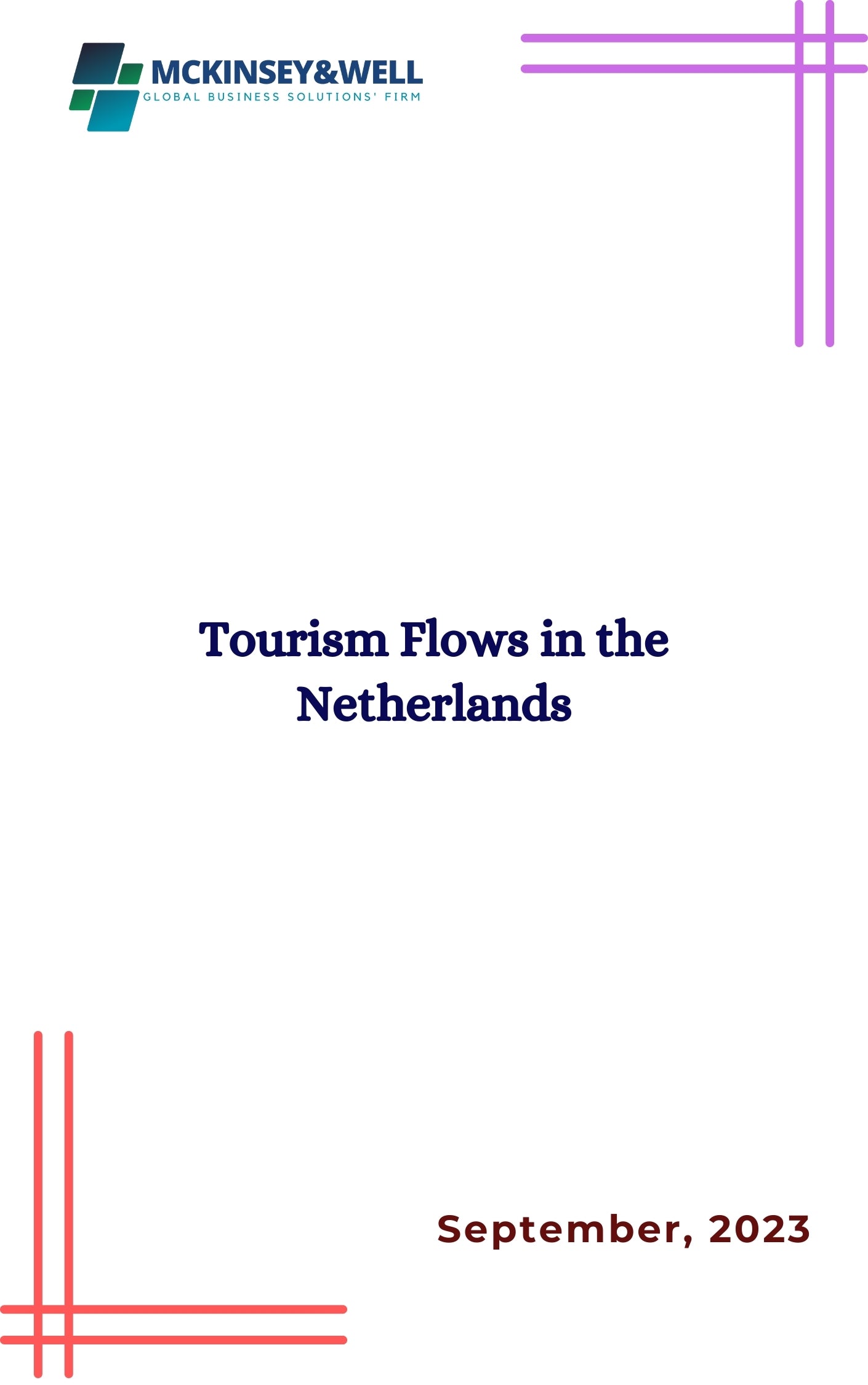 Tourism Flows in the Netherlands