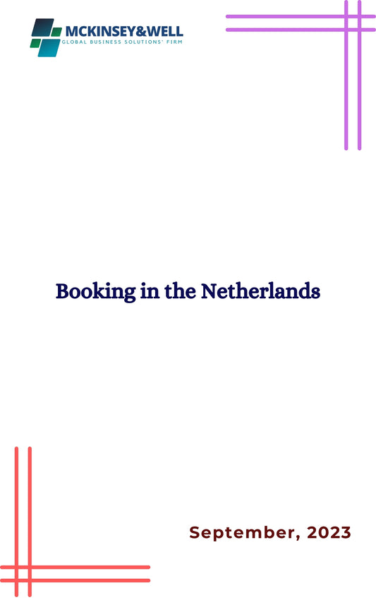 Booking in the Netherlands