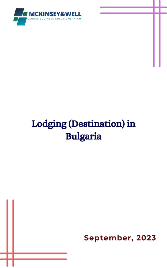 Lodging (Destination) in Bulgaria