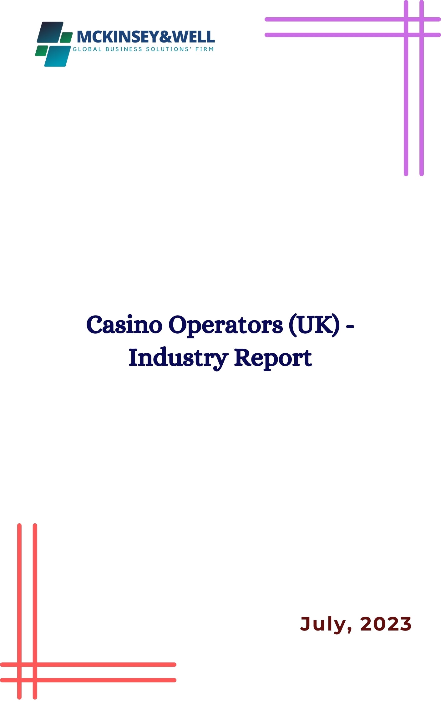 Casino Operators (UK) - Industry Report