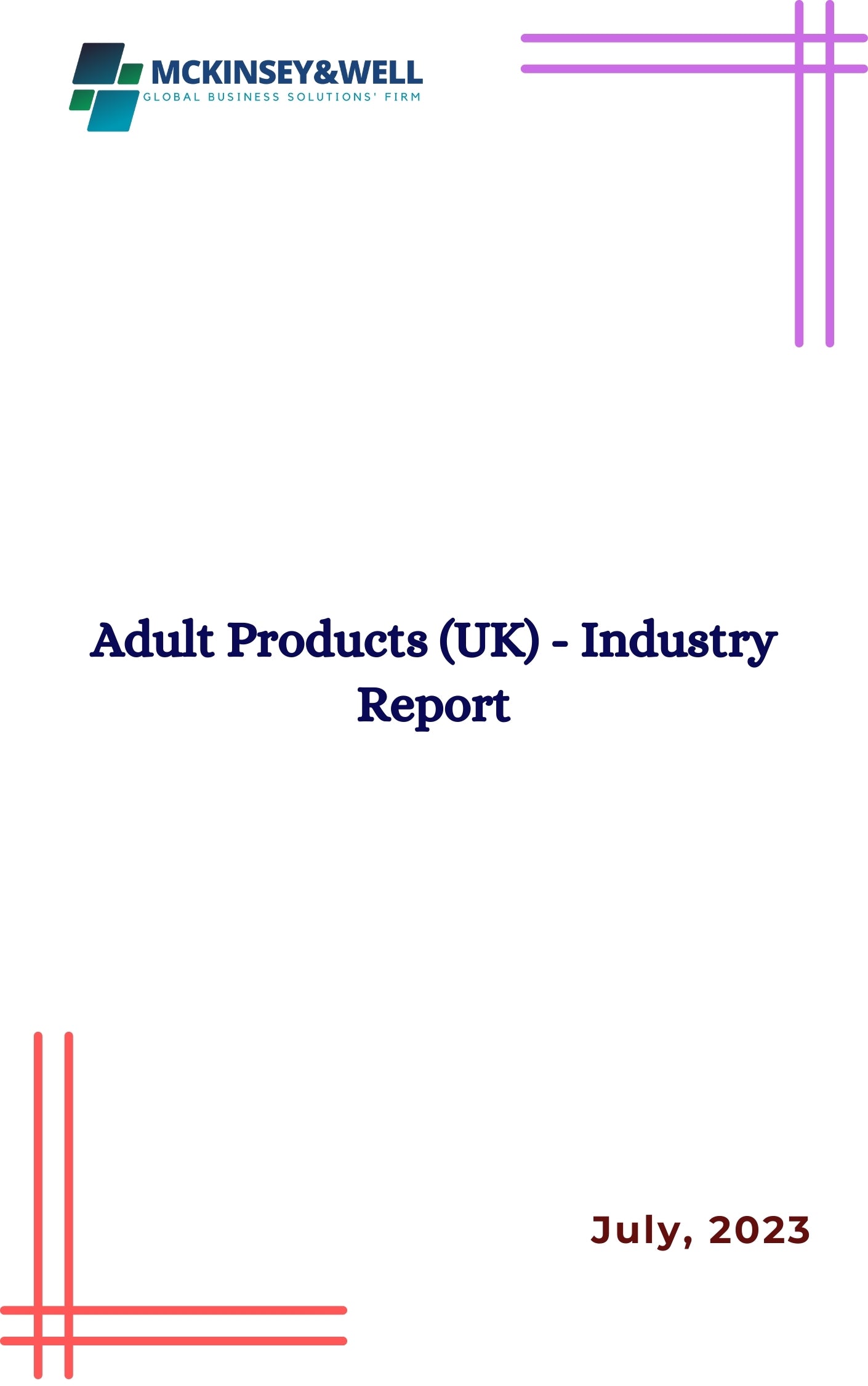 Adult Products (UK) - Industry Report