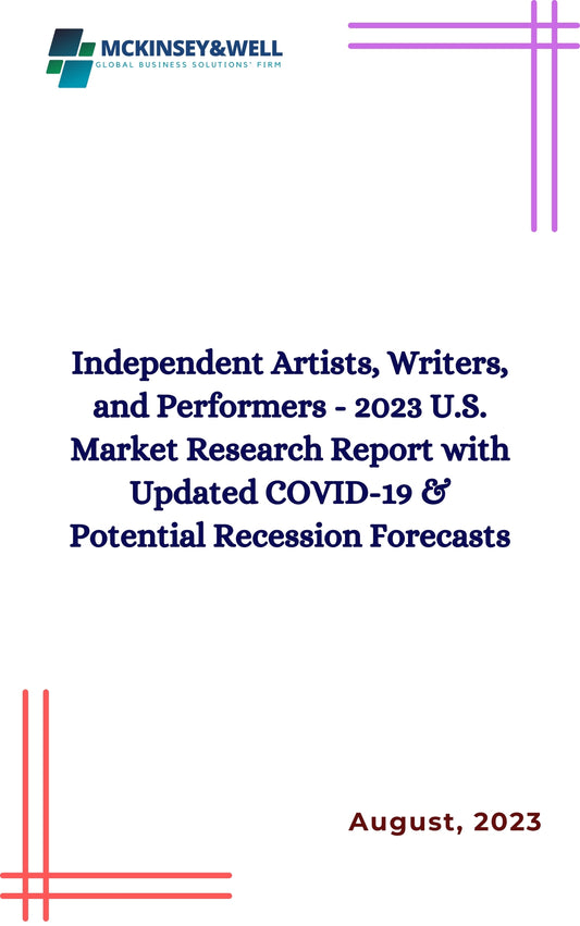 Independent Artists, Writers, and Performers - 2023 U.S. Market Research Report with Updated COVID-19 & Potential Recession Forecasts